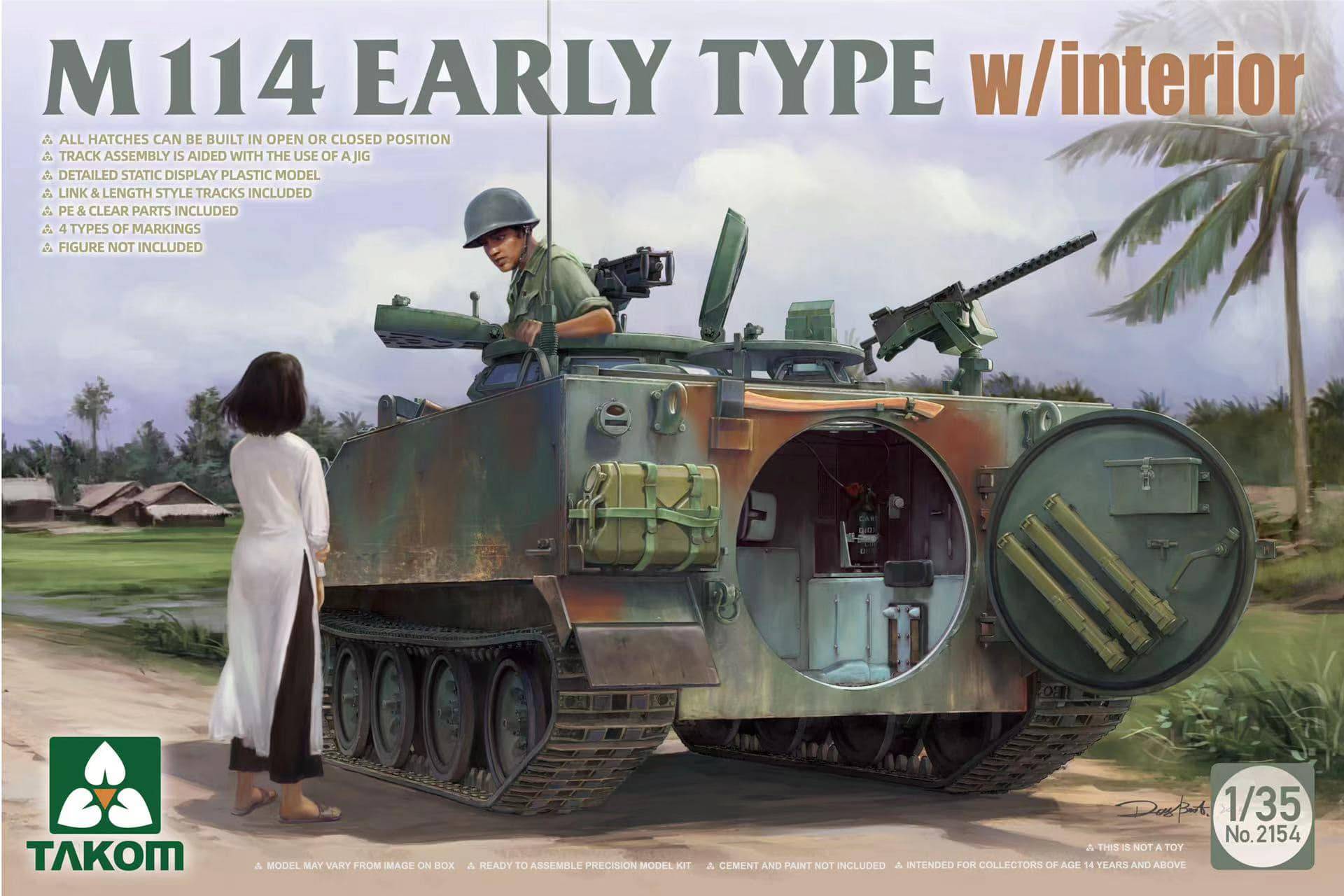 M114 early & late type w/ interior