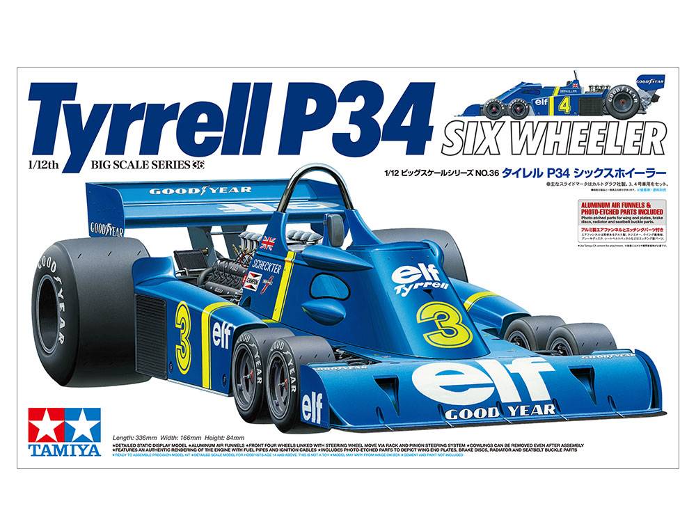 Tyrrell P34 Six Wheeler (w/Photo-Etched Parts)