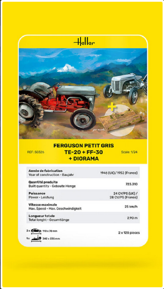 Ferguson Petit Gris TE-20 + FF-30 + Diorama – Image 6