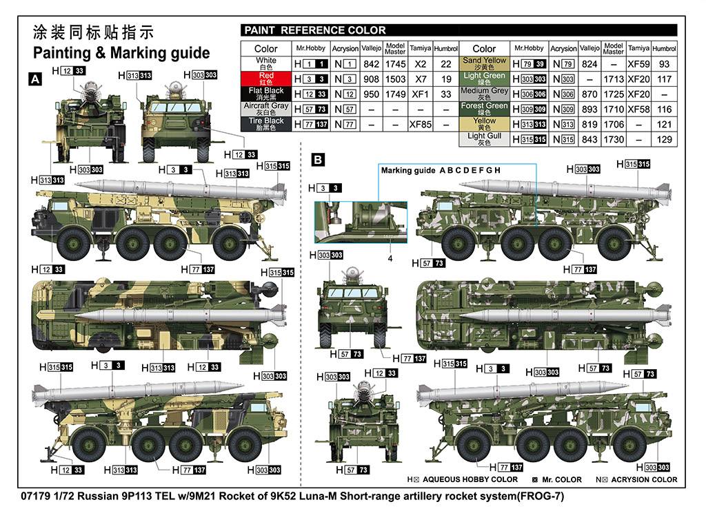Russian 9P113 TEL w/9M21 Rocket of 9K52 Luna-M Short-range artillery rocket system (FROG-7) – Image 4