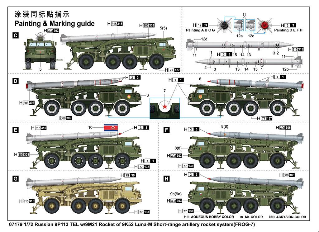 Russian 9P113 TEL w/9M21 Rocket of 9K52 Luna-M Short-range artillery rocket system (FROG-7) – Image 5