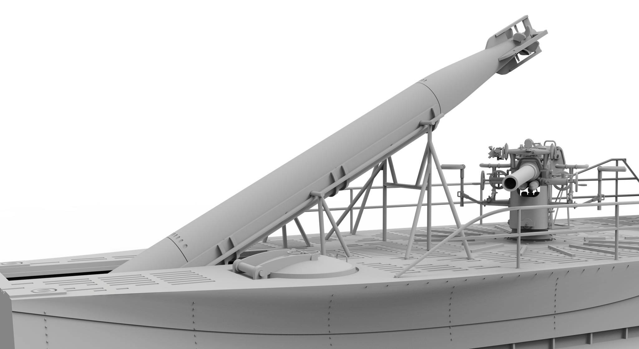 DKM Type VII-C U-Boat Upper Deck – Image 14