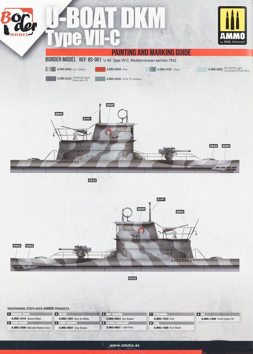 DKM Type VII-C U-Boat Upper Deck – Image 21
