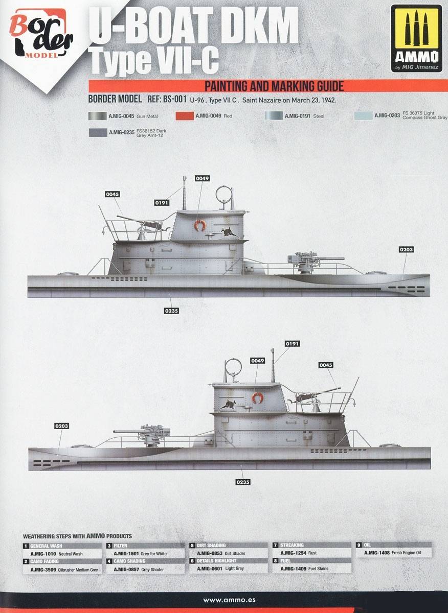 DKM Type VII-C U-Boat Upper Deck – Image 22