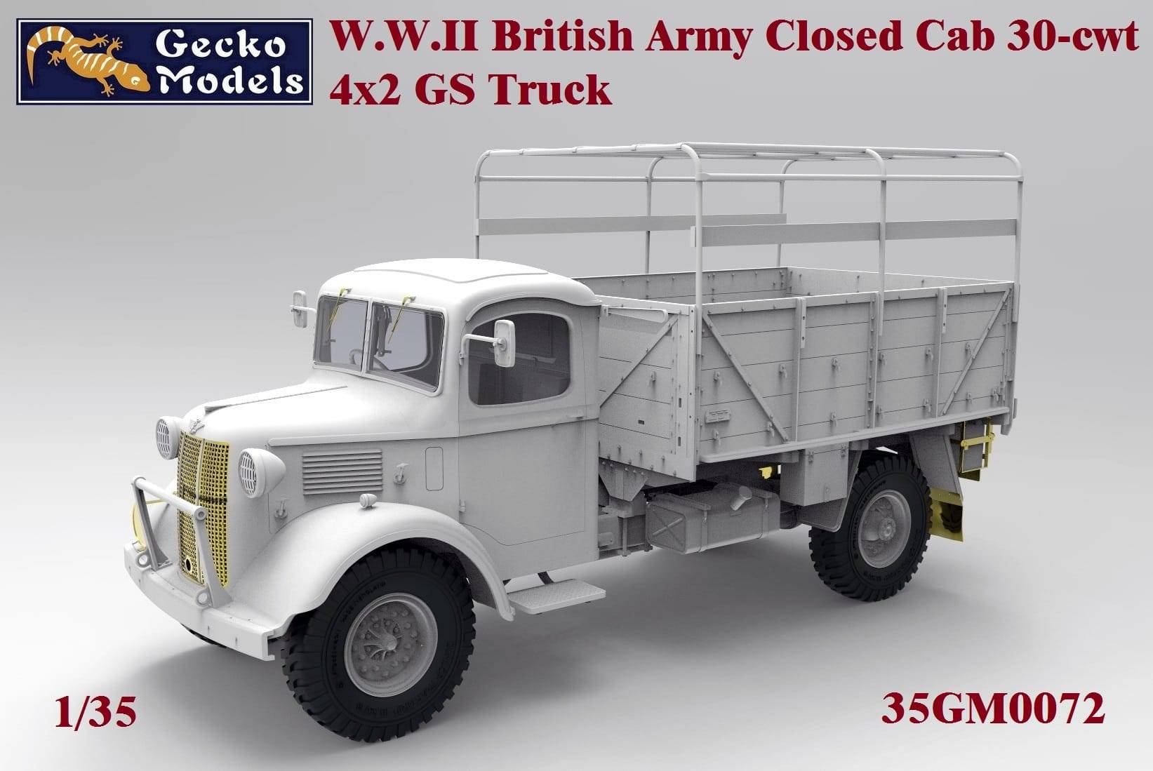WWII British Army Closed Cab 30cwt 4x2 GS Truck – Image 2