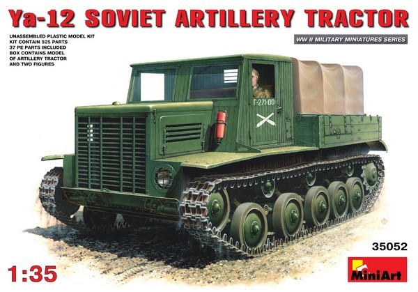 Ya-12 SOVIET ARTILLERY TRACTOR early production