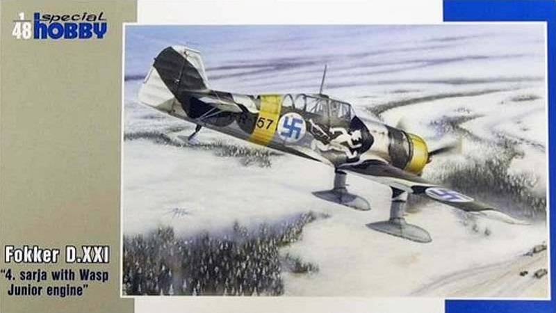 Fokker D.XXI "4.Sarja with Wasp Junior Engine"