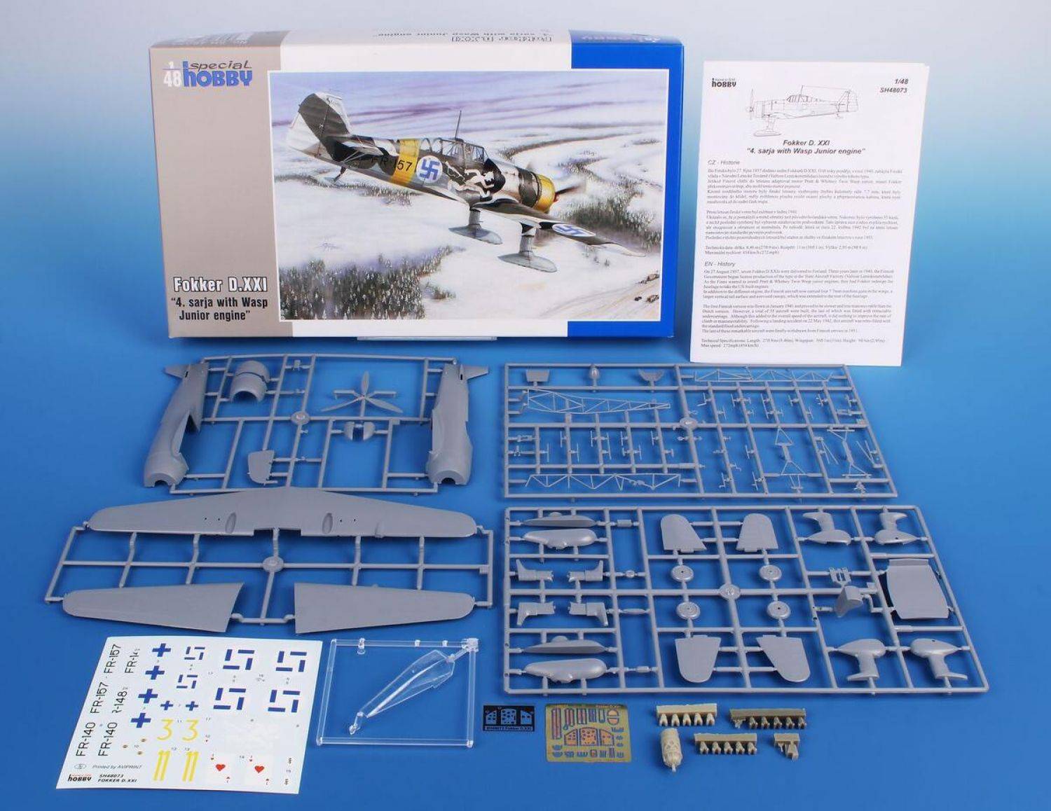 Fokker D.XXI "4.Sarja with Wasp Junior Engine" – Image 3