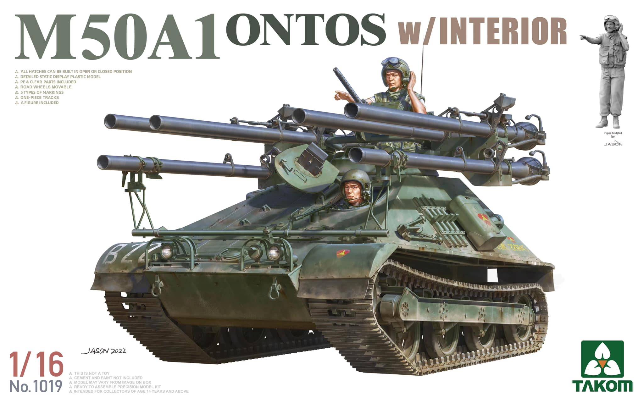 M50A1 Ontos with Interior - Maquette Char Promo