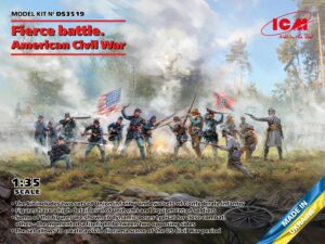 Fierce battle. American Civil War