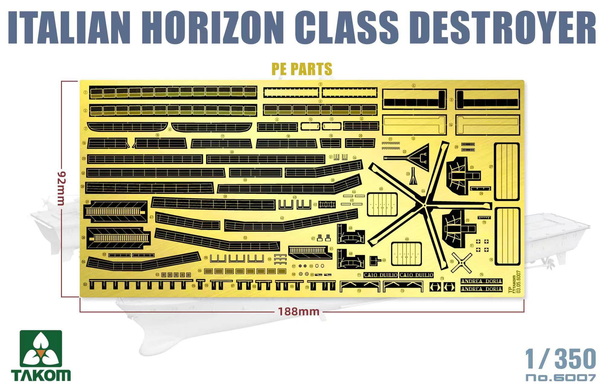 Italian Horizon Class Destroyer D553 Andrea Doria / D554 Caio Duilio – Image 3