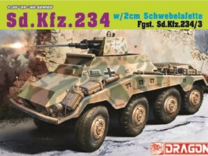 WWII German Sd.Kfz. 234/3 w/2cm Schwebelafette