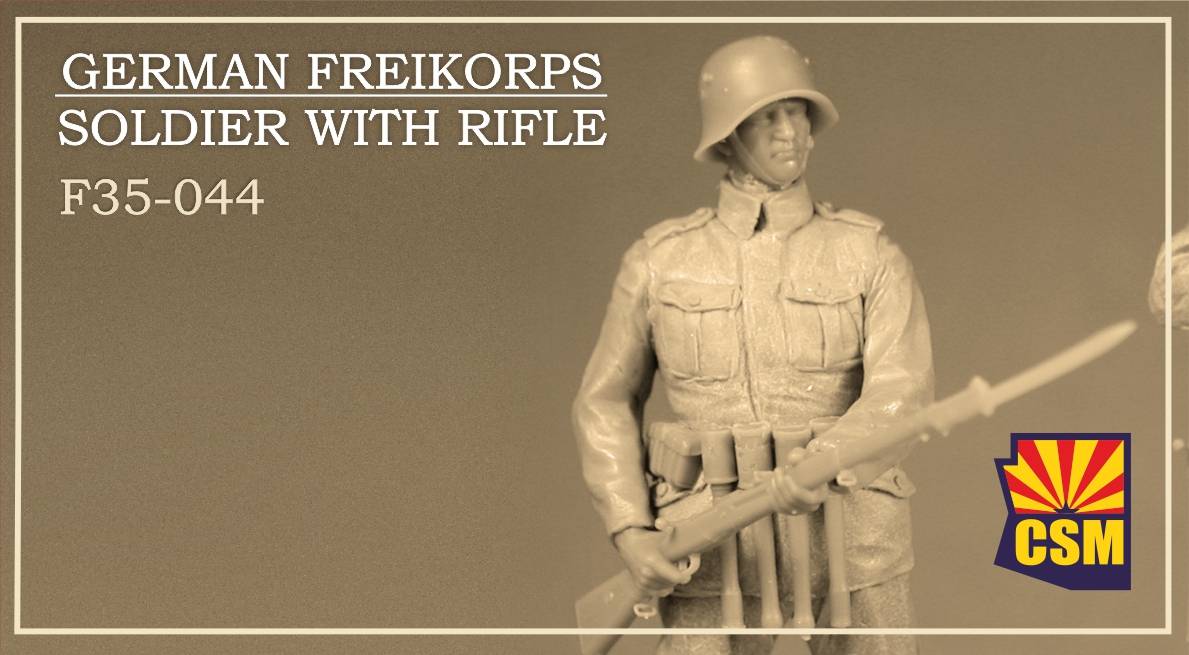 German Freikorps soldier with rifle