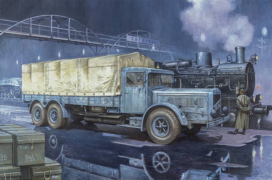 VOMAG 8 LR LKW WWII German Heavy Truck – Image 2