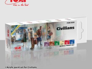 Аcrylic paints set Civilians