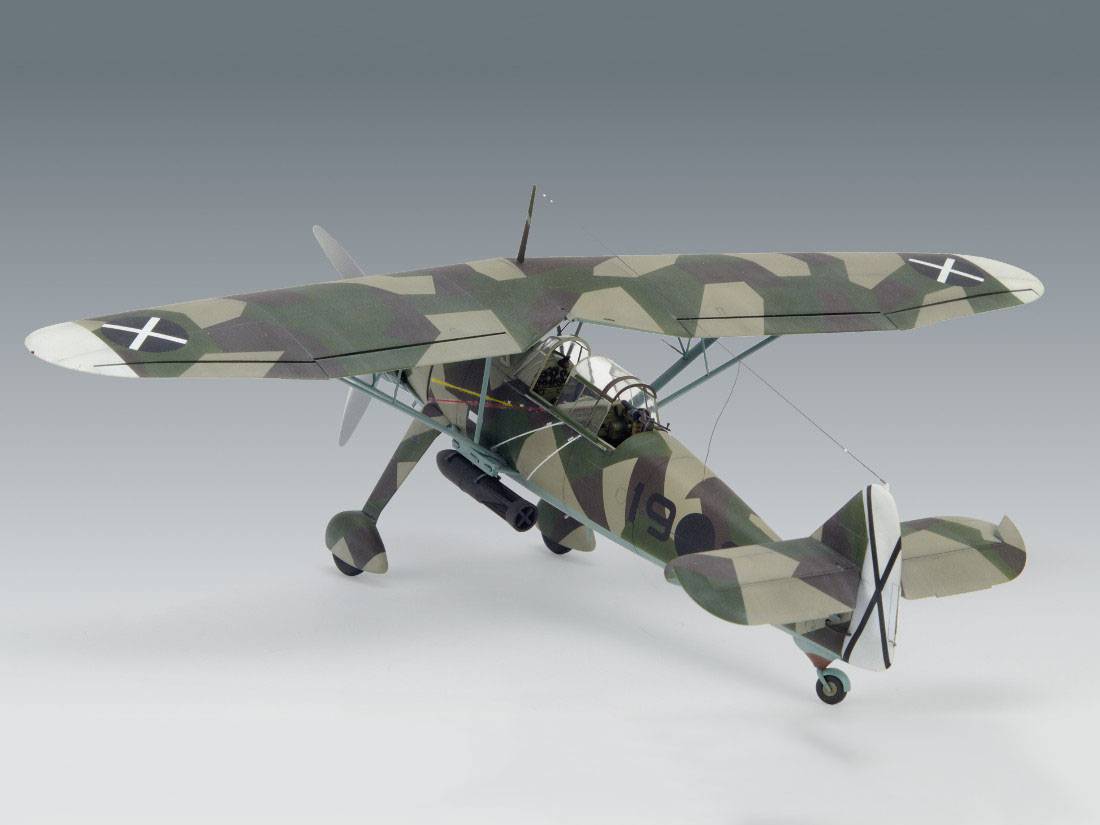 Hs 126A-1 with bomb rack Condor Legion Reconnaissance Plane – Image 3