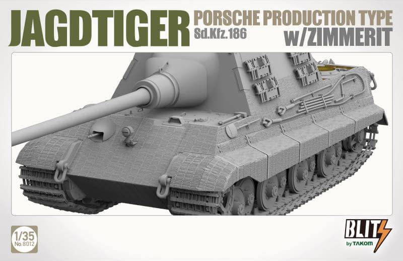 Jagdtiger Porsche Production Type Sd.Kfz.186 w/Zimmerit – Image 2