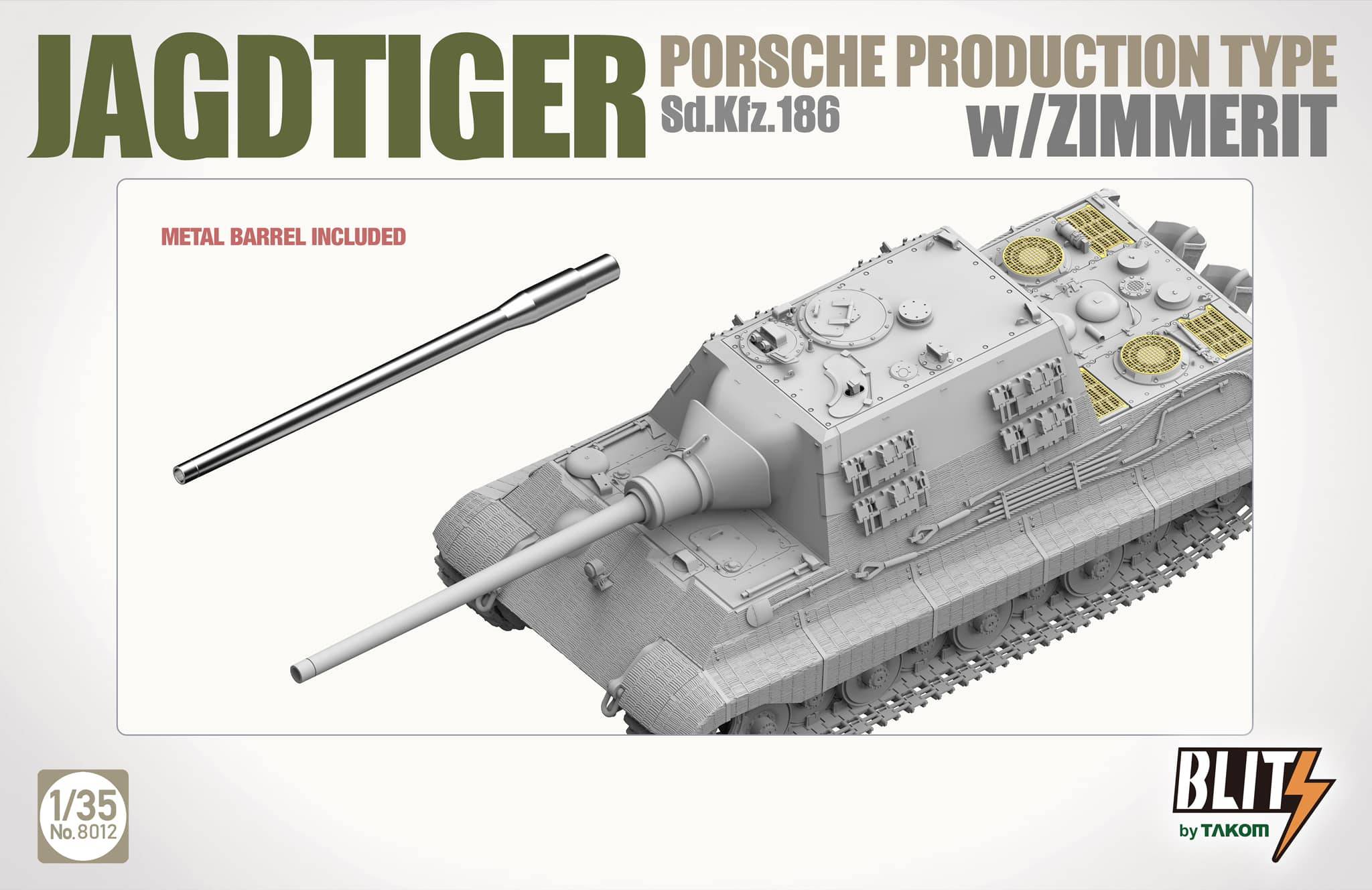 Jagdtiger Porsche Production Type Sd.Kfz.186 w/Zimmerit – Image 6