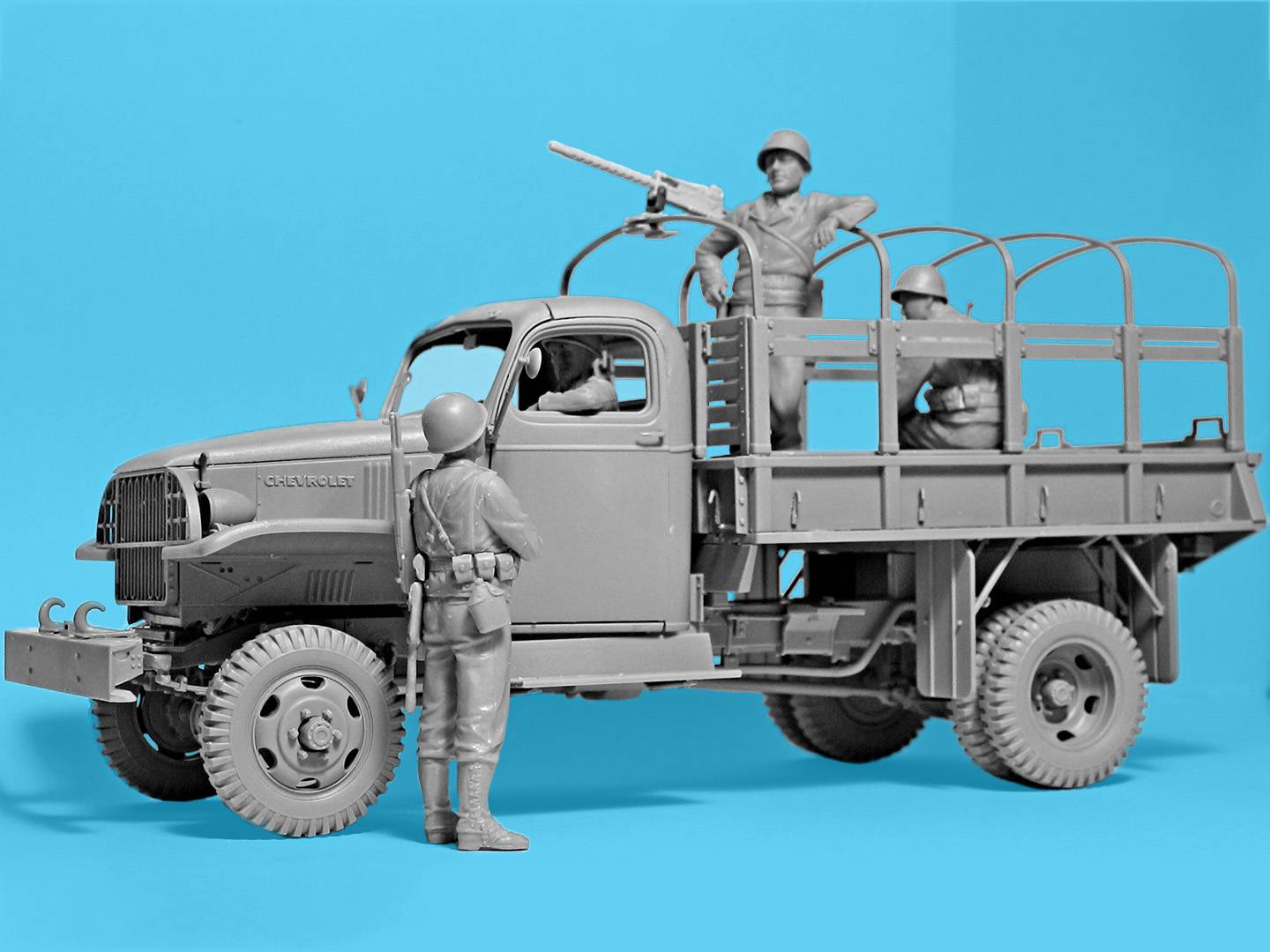 WWII US Military Patrol (G7107 with MG M1919A4) – Image 7