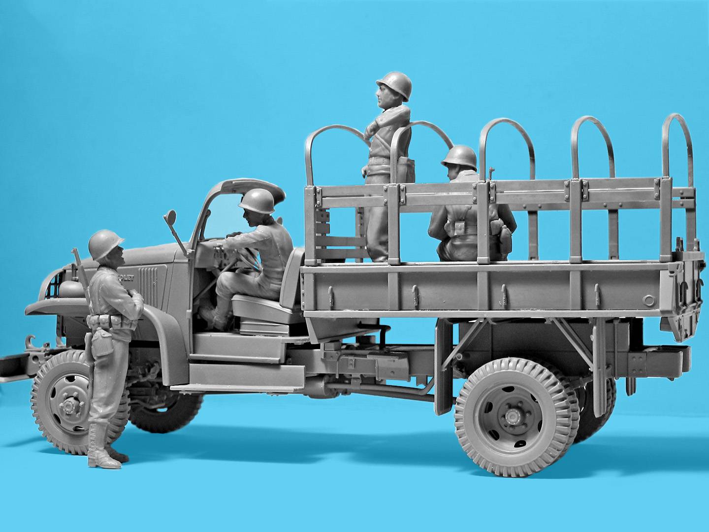 WWII US Military Patrol (G7107 with MG M1919A4) – Image 8
