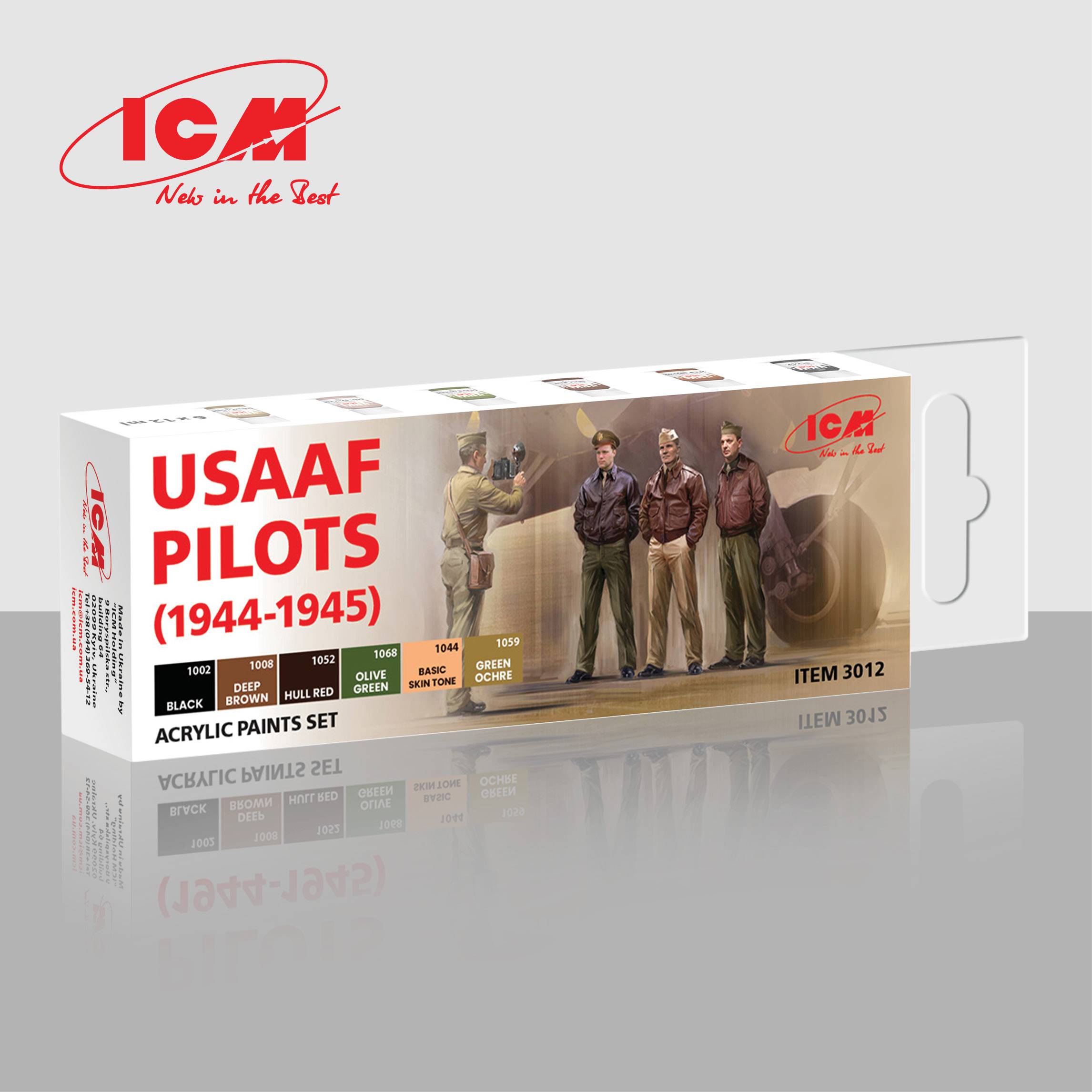 Acrylic paint set for USAAF Pilots (1944-1945)
