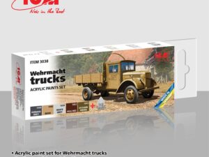 Acrylic paints set for Wehrmacht trucks