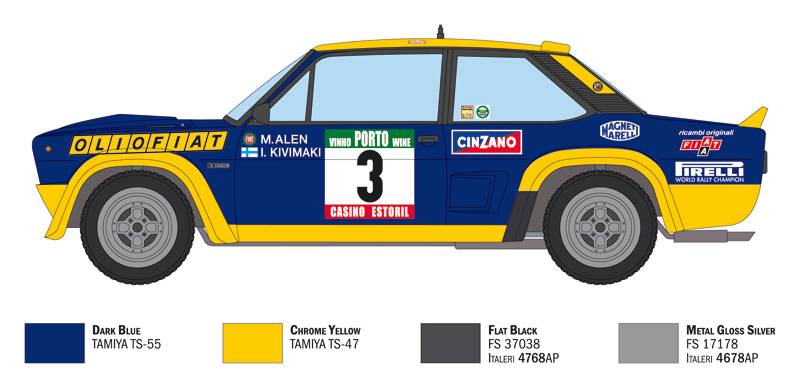 FIAT 131 Abarth Rally OLIO FIAT – Image 10