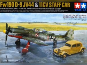 Focke-Wulf Fw190 D-9 JV44 & Citroen 11CV Staff Car Set