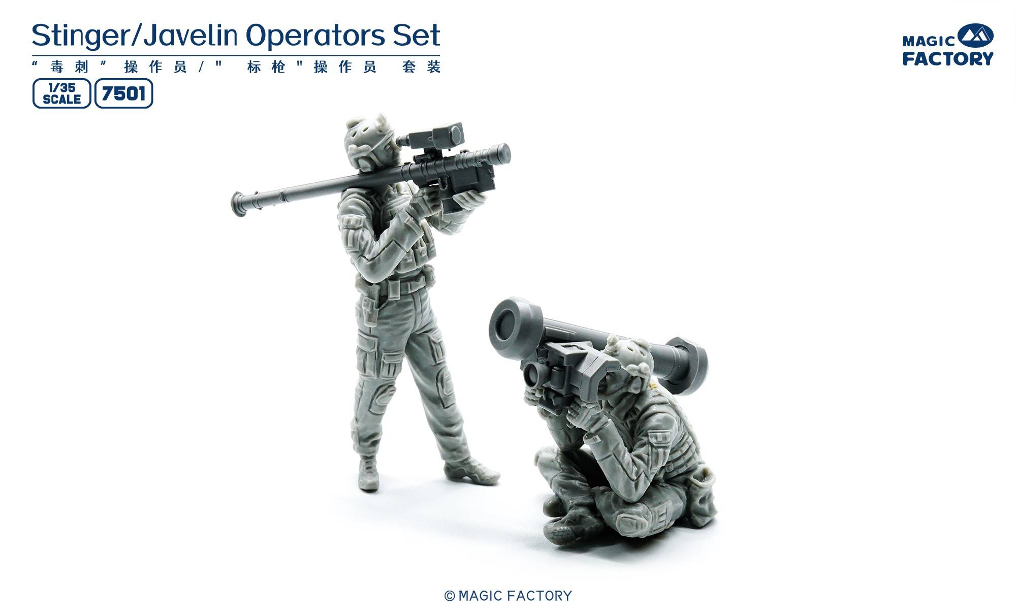 FIM-92 Stinger/FGM-148 Javelin Operators Resin Set – Image 2