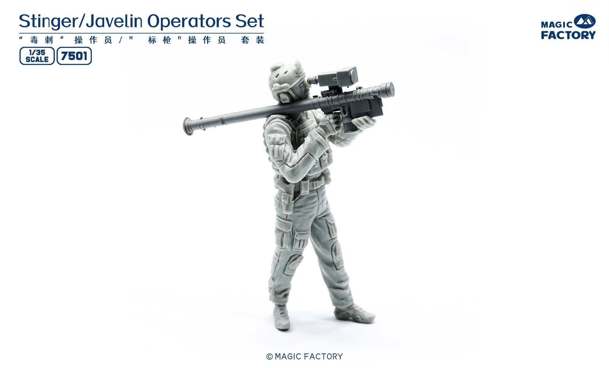 FIM-92 Stinger/FGM-148 Javelin Operators Resin Set – Image 3