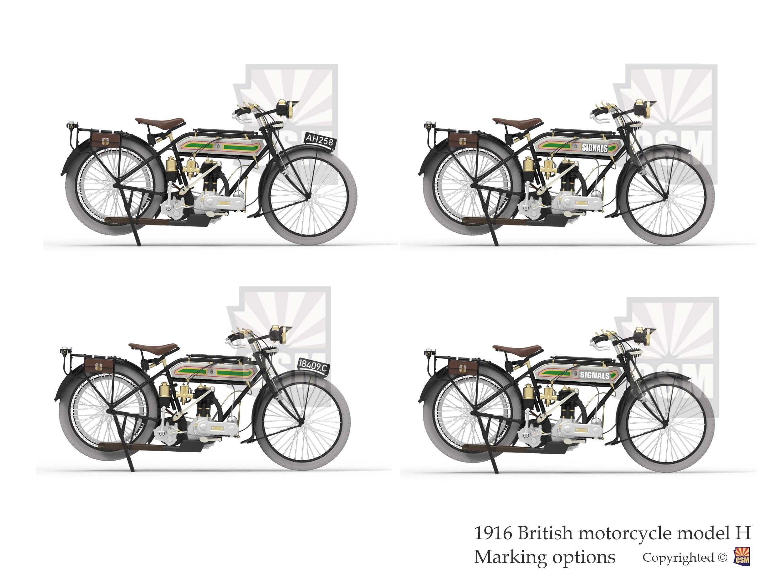 British Motorcycle Triumph Model H – Image 6