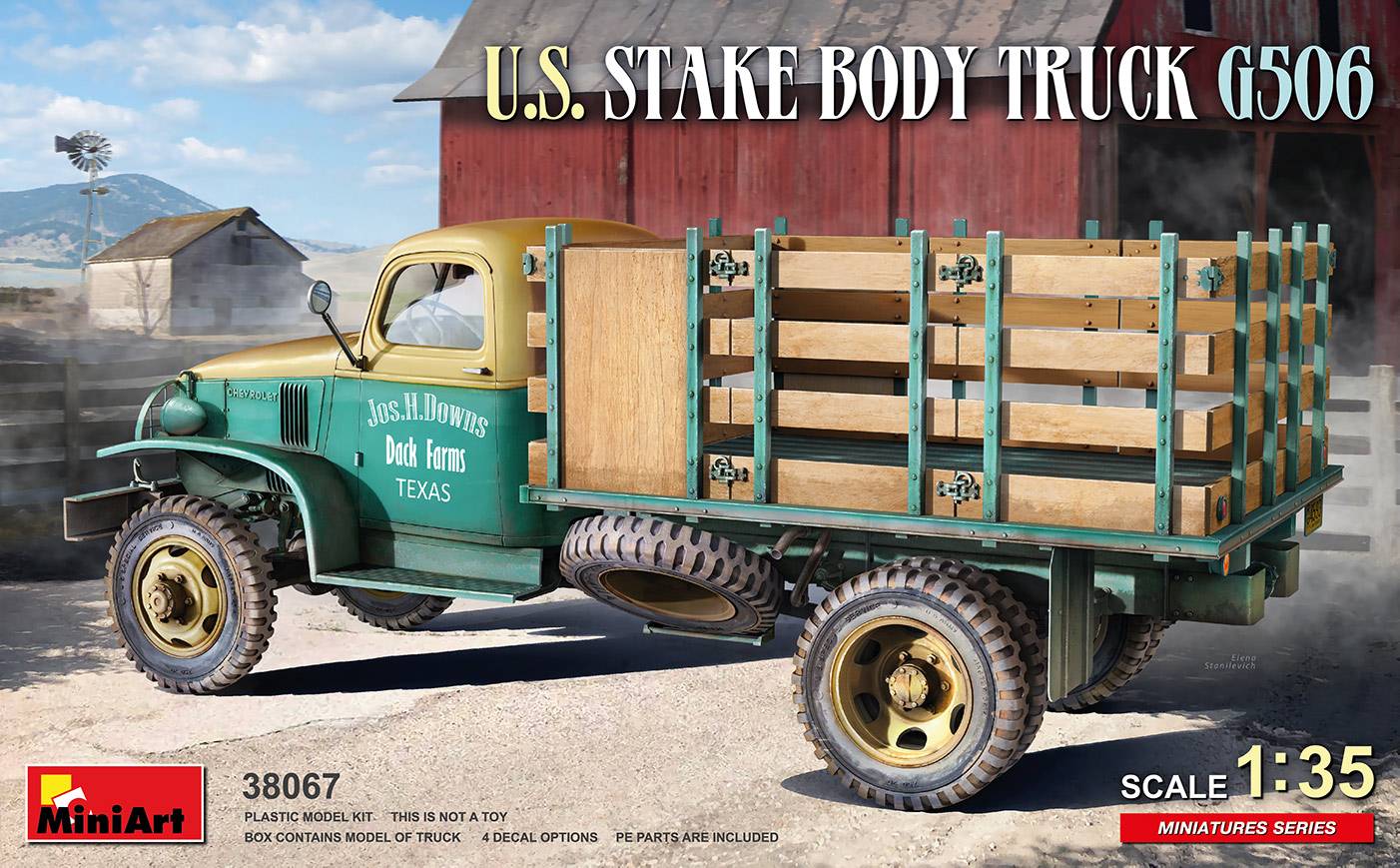 U.S. STAKE BODY TRUCK G506