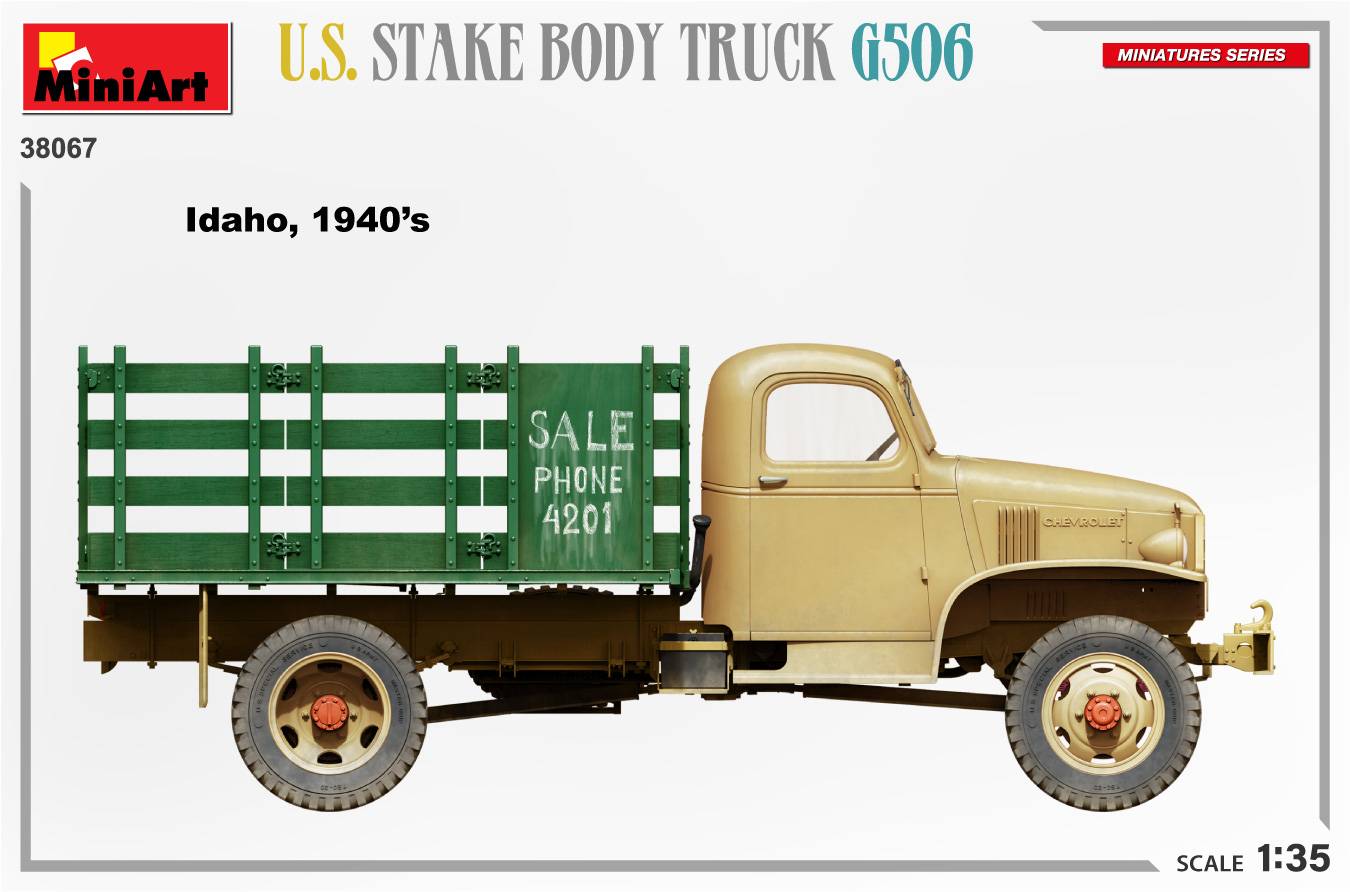 U.S. STAKE BODY TRUCK G506 – Image 5