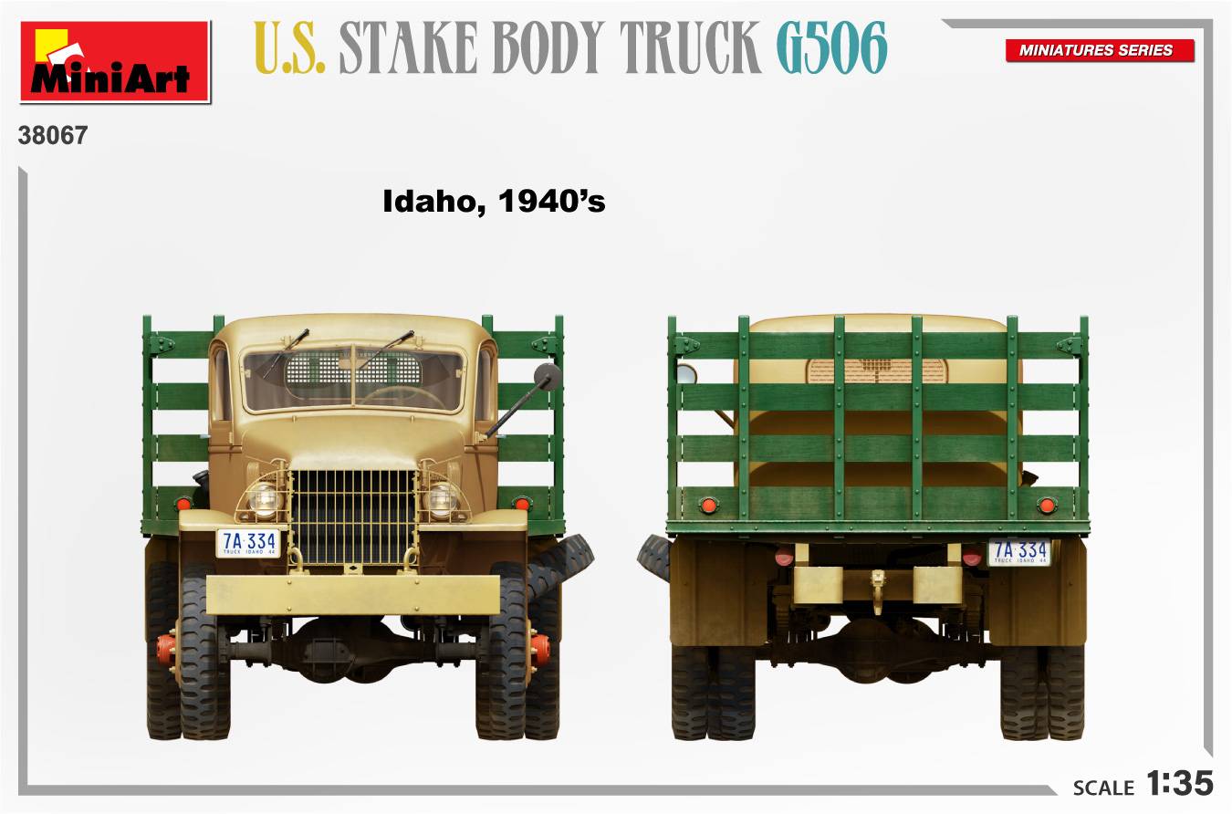 U.S. STAKE BODY TRUCK G506 – Image 6