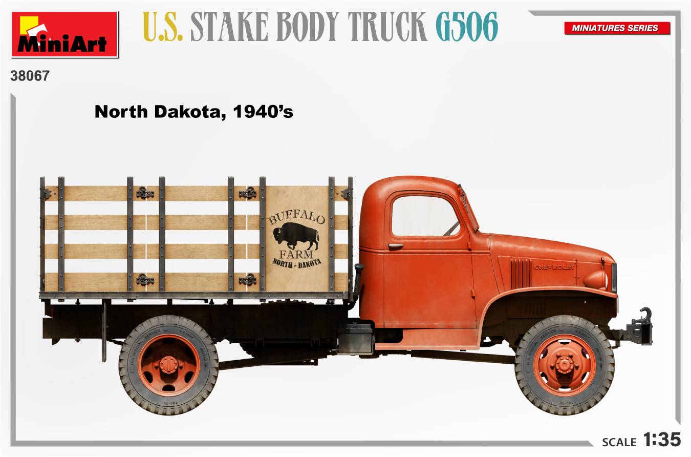 U.S. STAKE BODY TRUCK G506 – Image 7