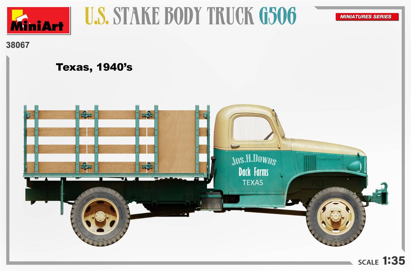 U.S. STAKE BODY TRUCK G506 – Image 9
