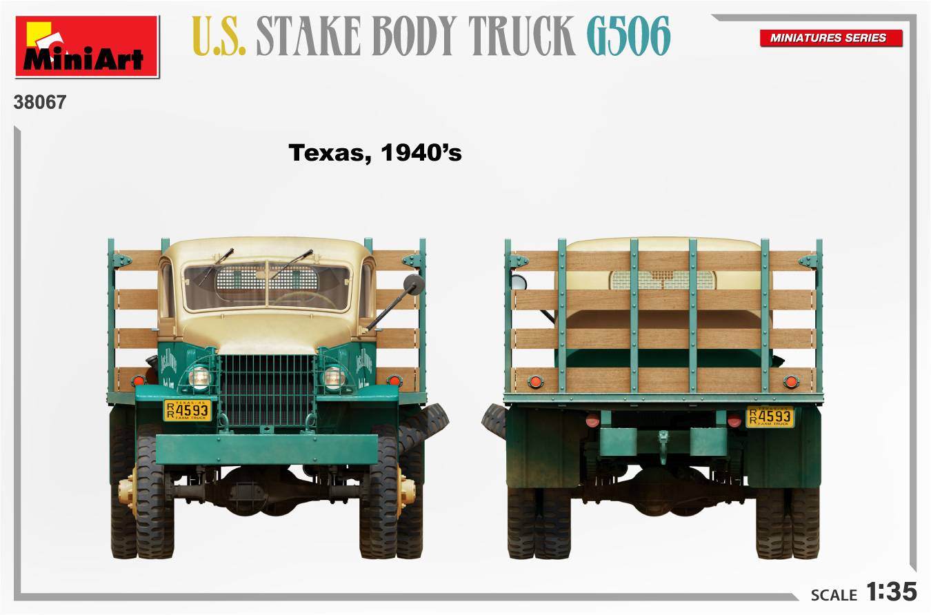 U.S. STAKE BODY TRUCK G506 – Image 10