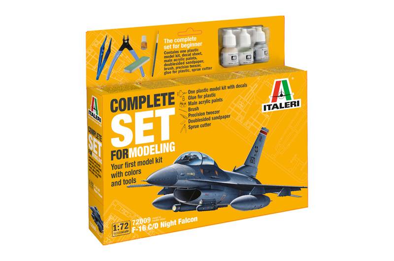 F-16 C/D Night Falcon - Complete Set For Modeling - Starter kit
