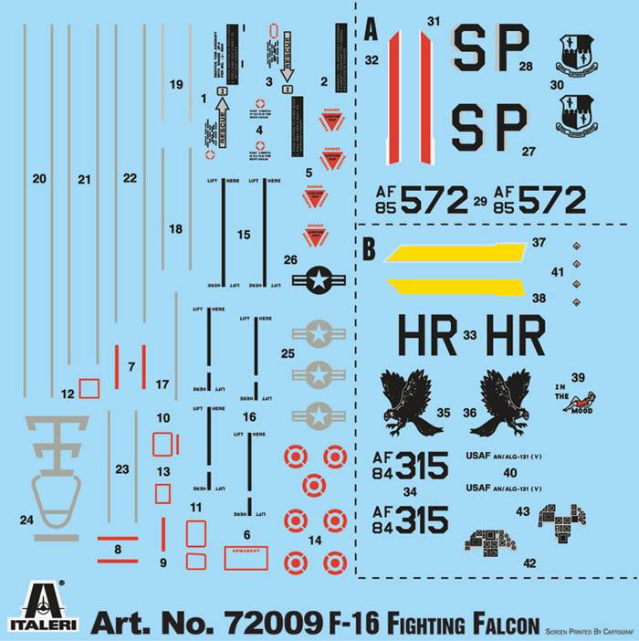 F-16 C/D Night Falcon - Complete Set For Modeling - Starter kit – Image 8