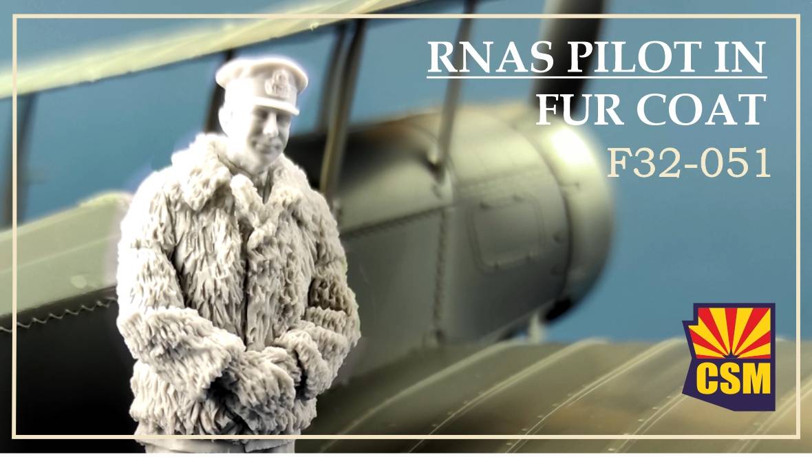 RNAS Pilot in Fur Coat