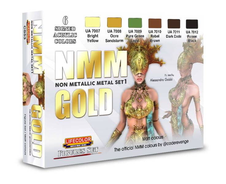 Peinture Non Metallic Metal Set1 Gold - 6X22 ml