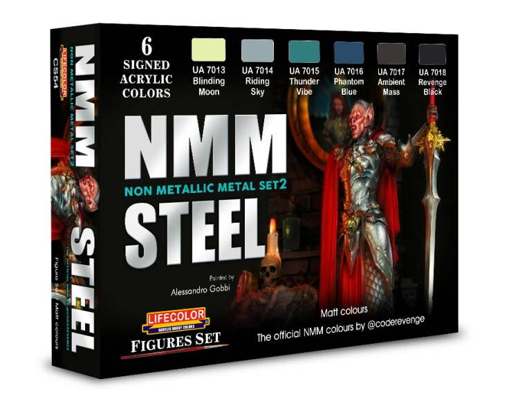 Peinture Non Metallic Metal Set1 Steel 6X22 ml