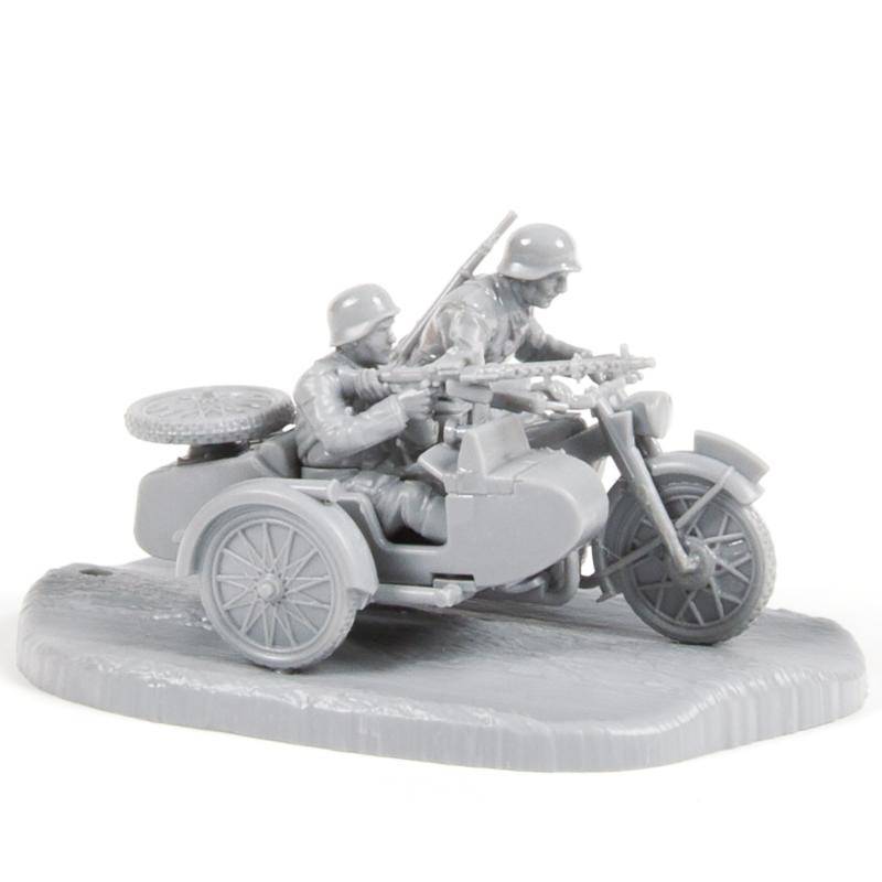 German Motorcycle R12 with sidecar WWII – Image 6