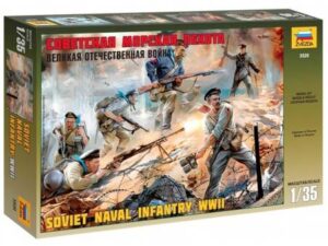 Figurine Infanterie navale soviétique WWII