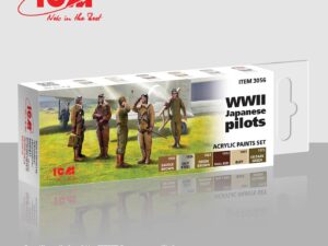 Acrylic paints set for WWII Japanese pilots