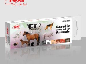 Acrylic paints set for Animals