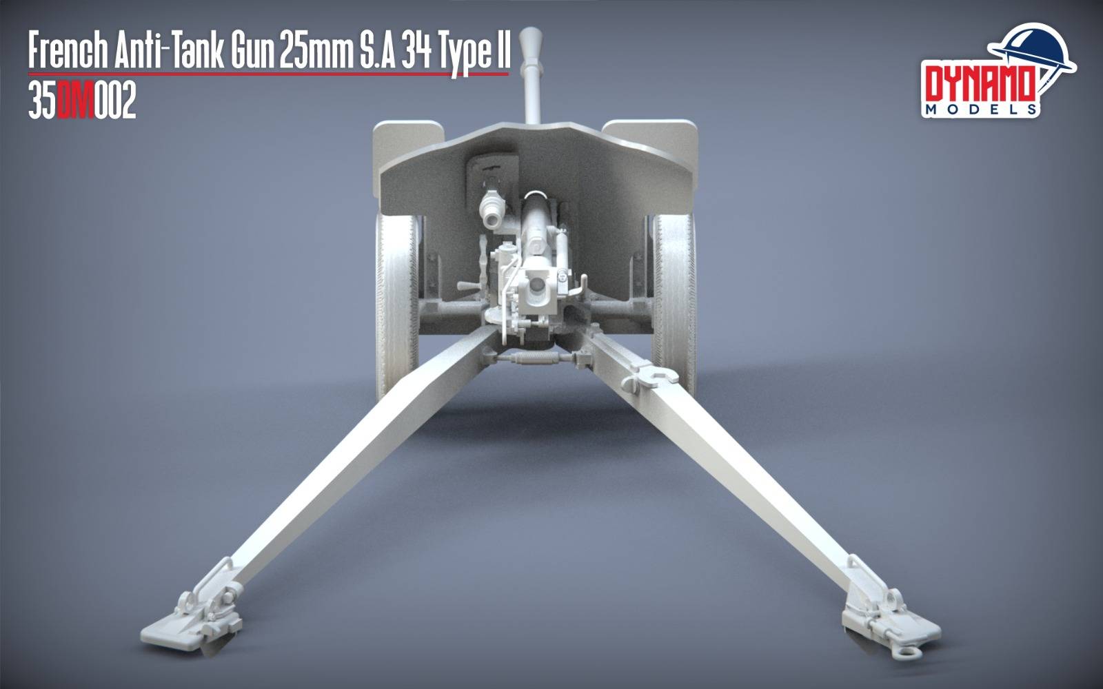 French Anti-Tank Gun 25mm S.A 34 Type II – Image 8