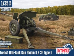 French Anti-Tank Gun 25mm S.A 34 Type II