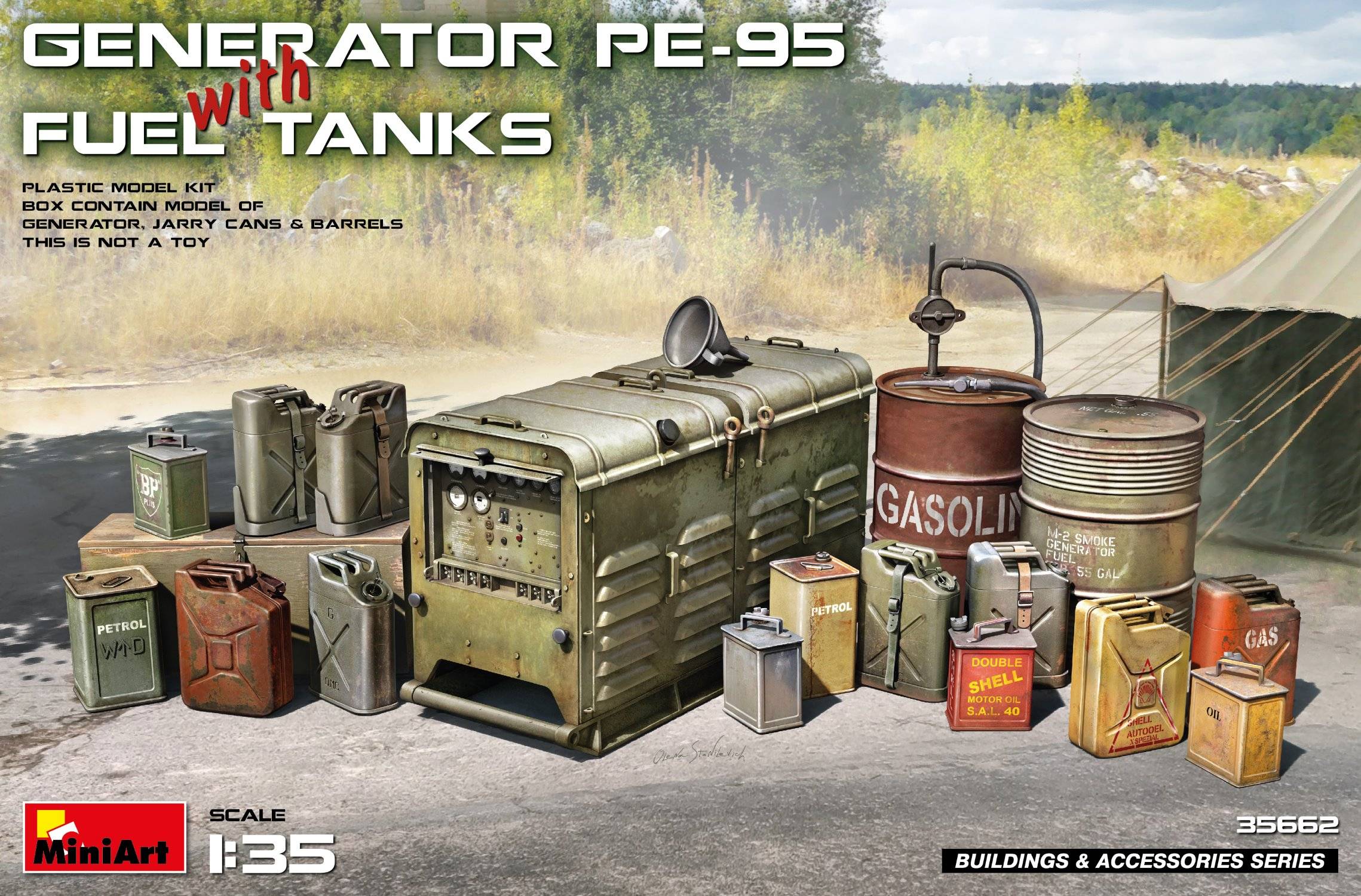 GENERATOR PE-95 WITH FUEL TANKS