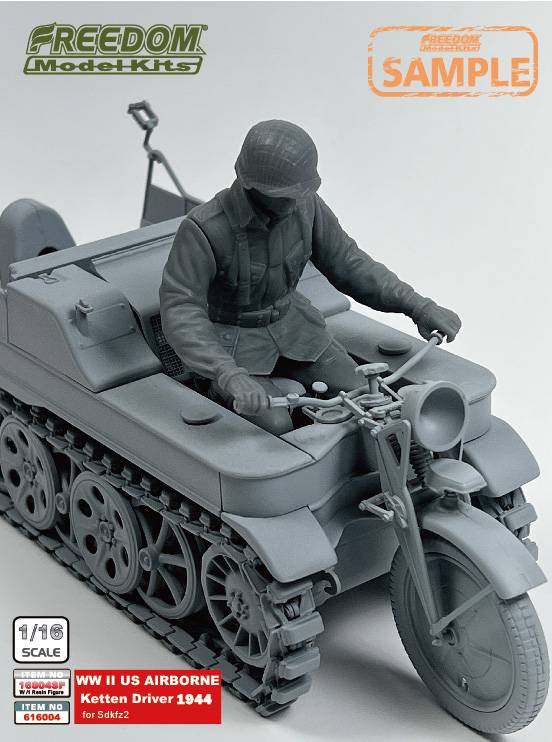 WWII US Airborne Ketten Driver 1944